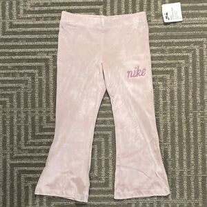 Nike Light Pink Flared Pants Youth Size 4 XS